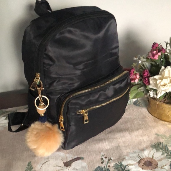 Handbags - - Black Backpack